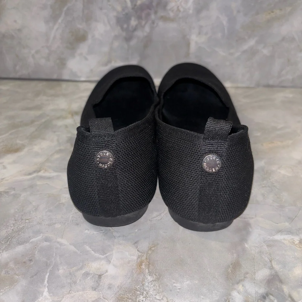 Steve Madden Brand Women’s Raine Black Knit Flats Size 8.5 - Picture 5 of 9
